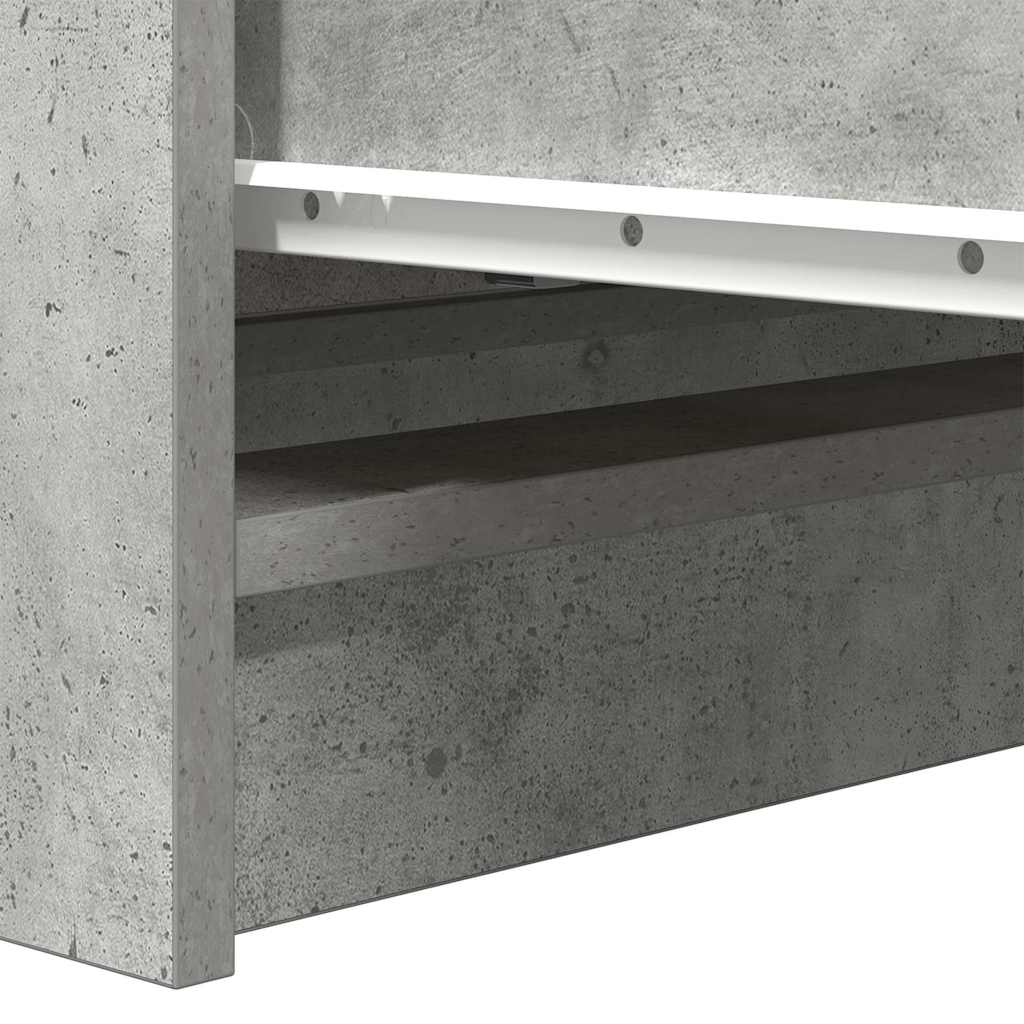 Sideboard Concrete Grey 80x35x76 cm Engineered Wood